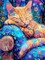 5D Diamond Painting Kits for Adults Cat Diamond Art Kits for Adoults DIY Full Round Paint with Diamond Art Dots Gem Art Painting Crafts